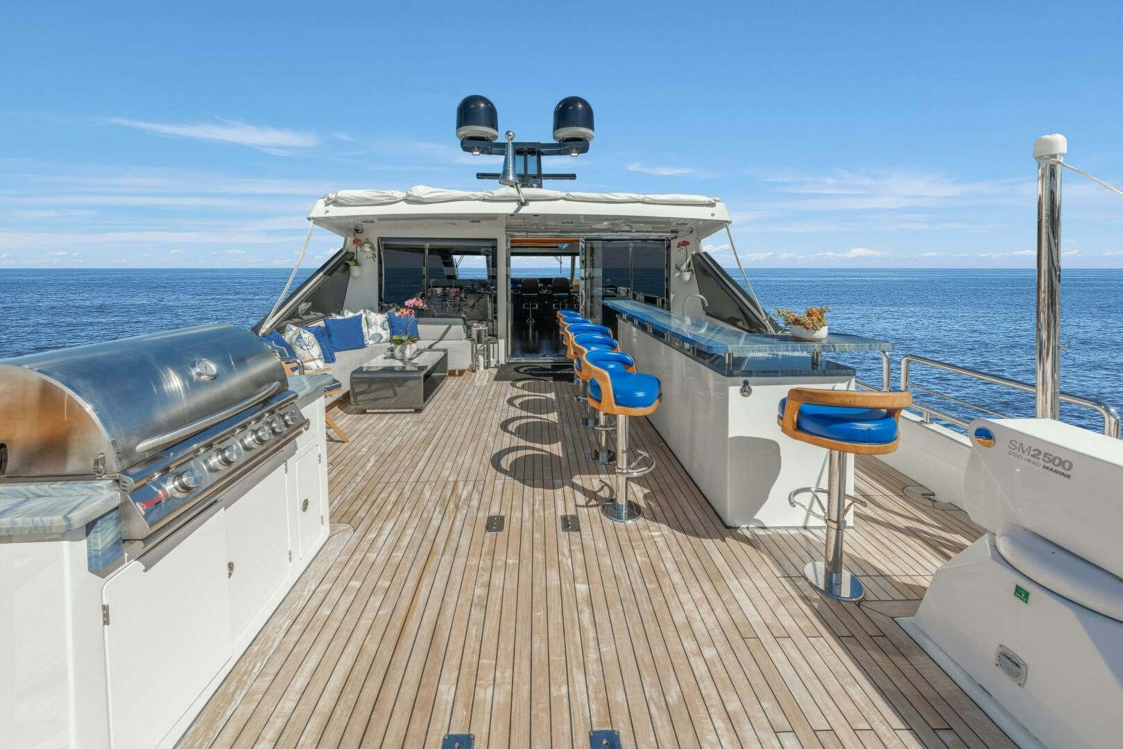 a boat on the water aboard DRINKABILITY Yacht for Sale