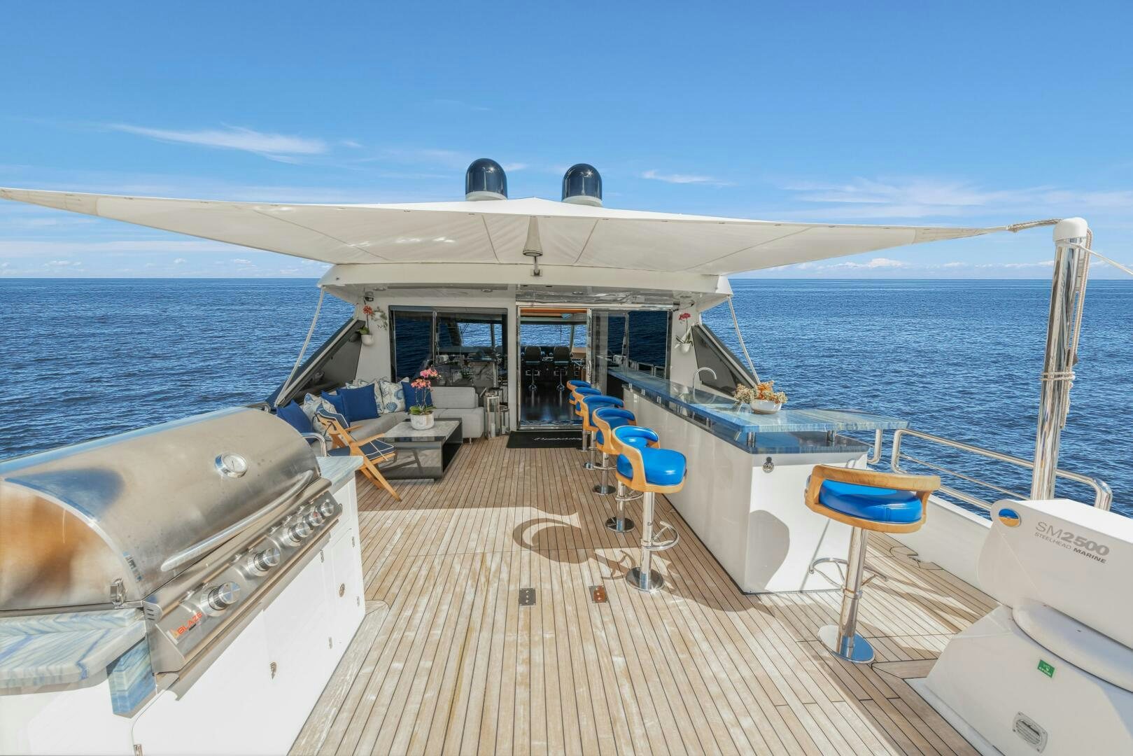 a boat on the water aboard DRINKABILITY Yacht for Sale