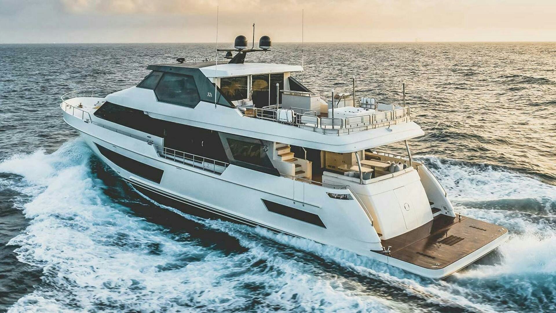 a boat on the water aboard DRINKABILITY Yacht for Sale