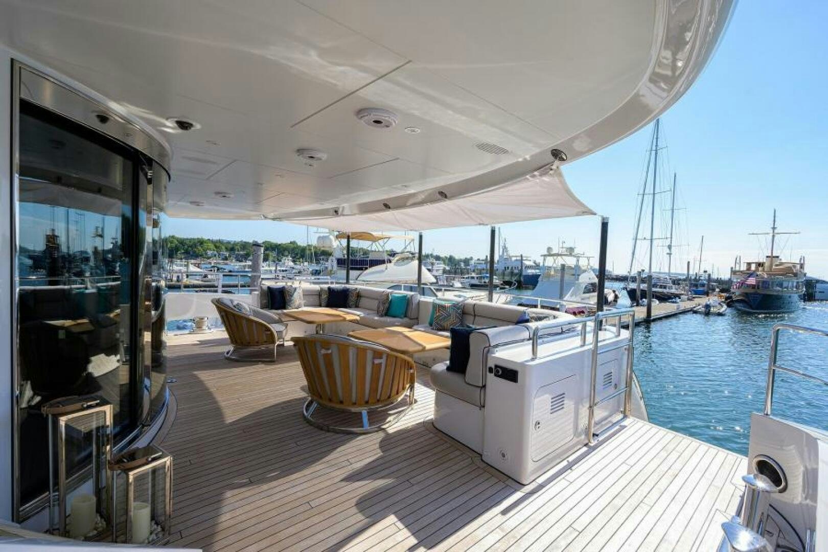 a boat on the water aboard CASTLEFINN Yacht for Sale