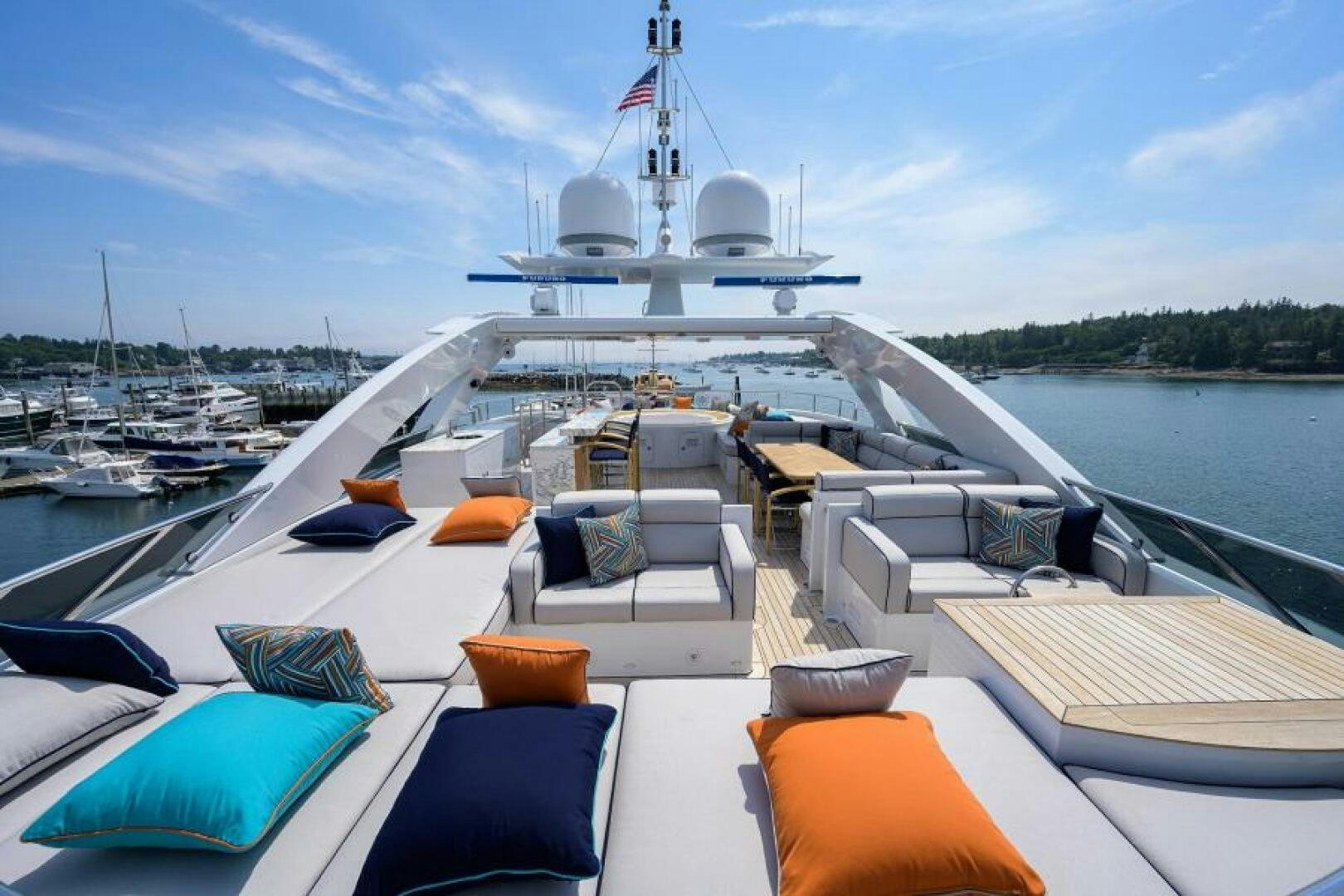a boat on the water aboard CASTLEFINN Yacht for Sale