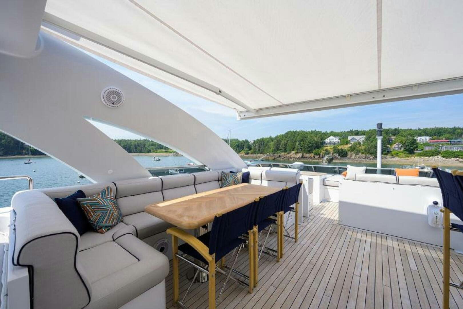 a boat on the water aboard CASTLEFINN Yacht for Sale