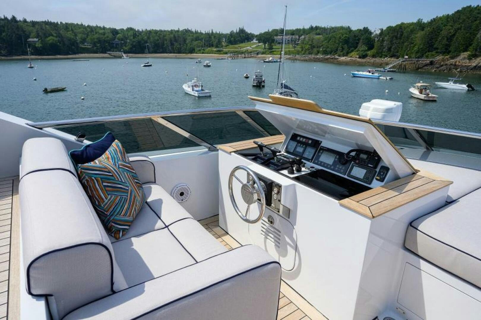 a boat on the water aboard CASTLEFINN Yacht for Sale