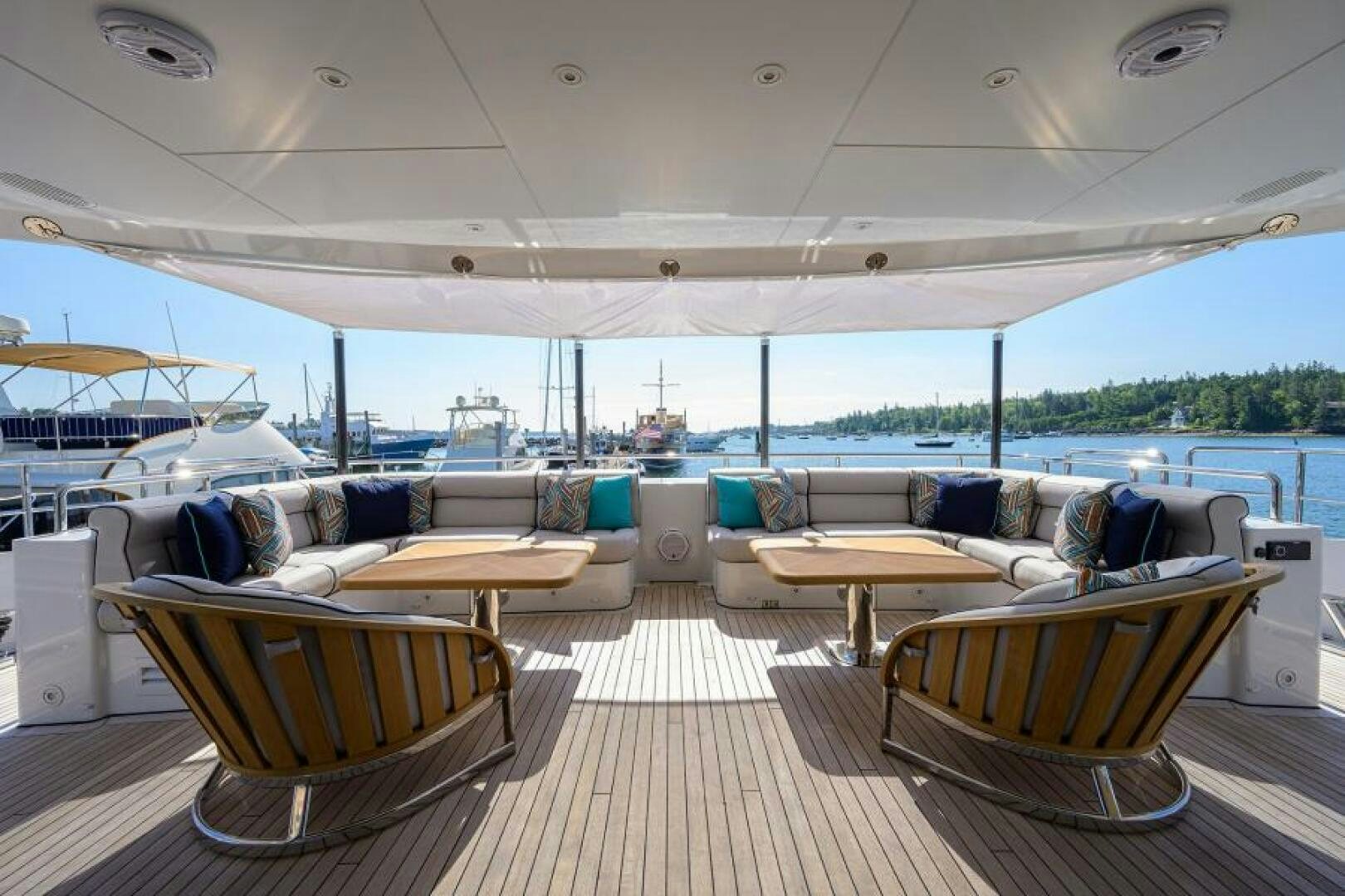 a boat on the water aboard CASTLEFINN Yacht for Sale