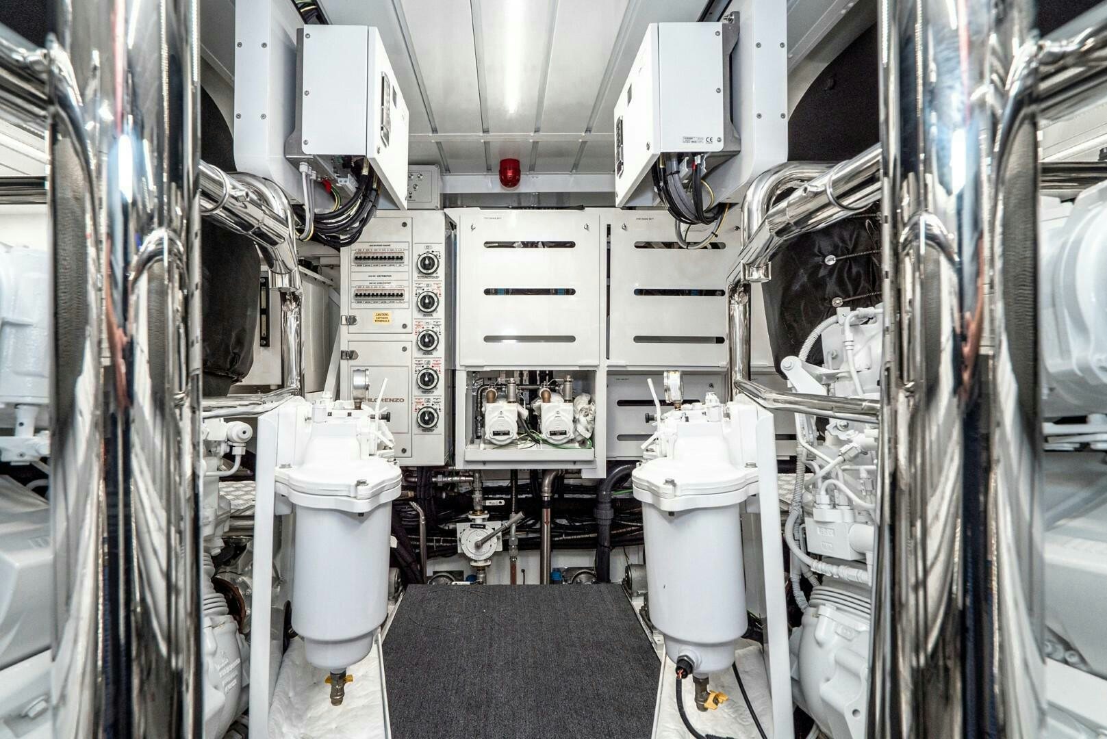 a room with equipment and equipment aboard GENOA Yacht for Sale