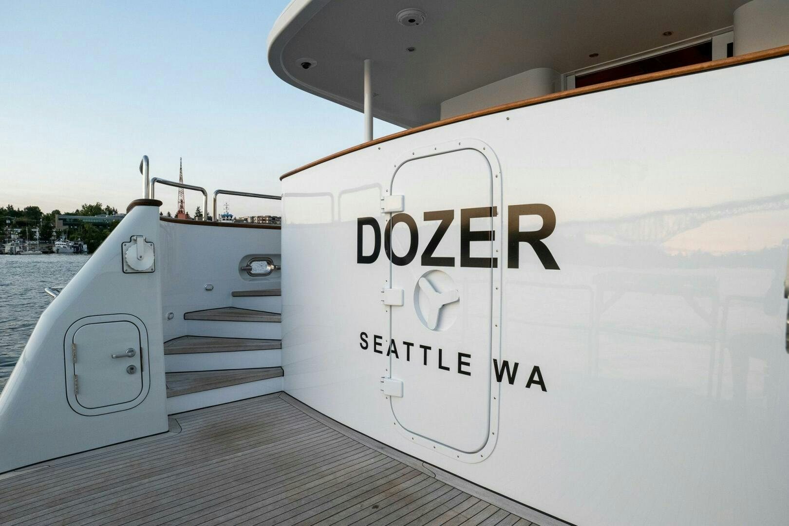 text, whiteboard aboard DOZER Yacht for Sale
