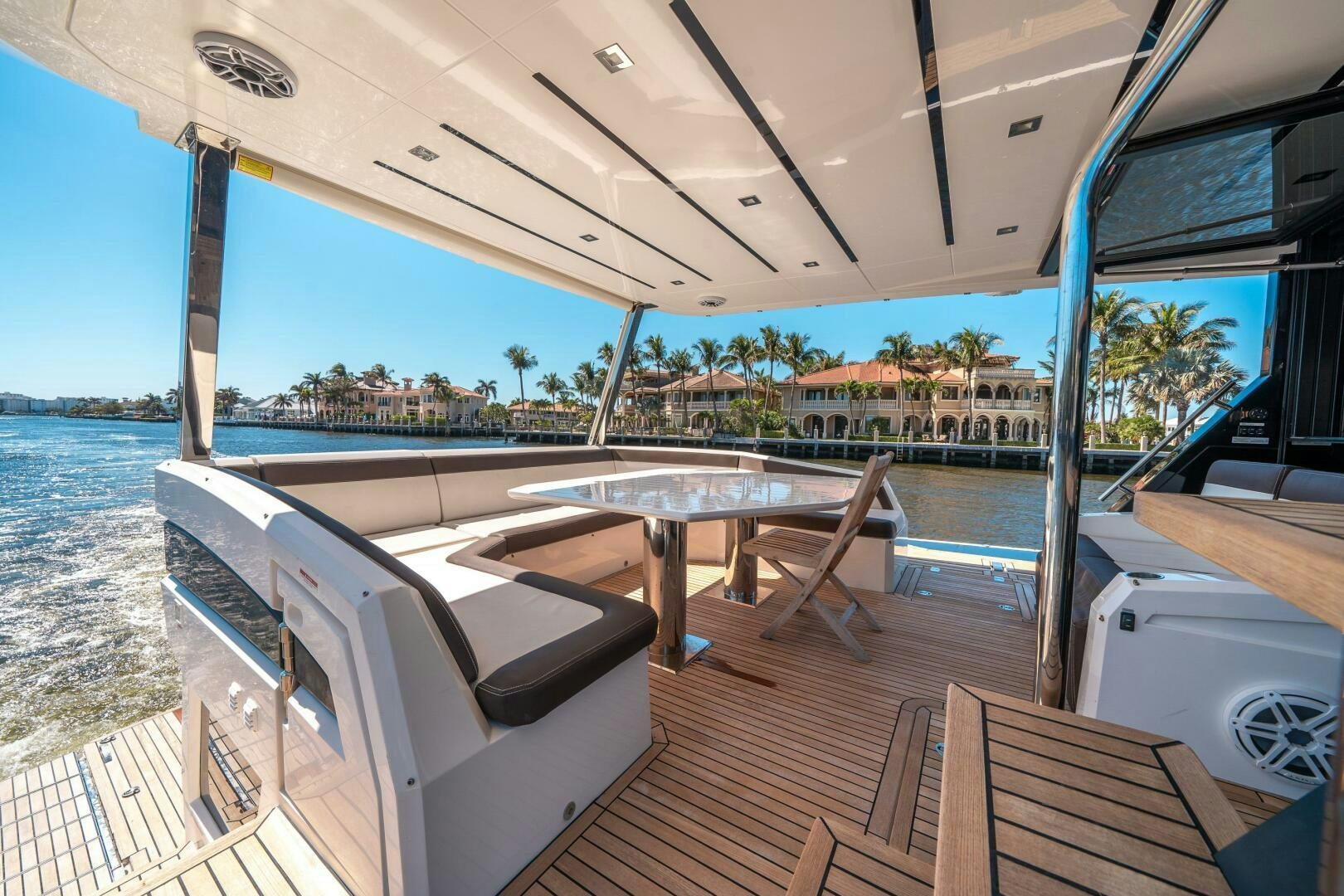 a boat on the water aboard OPTIMUS PRIME Yacht for Sale