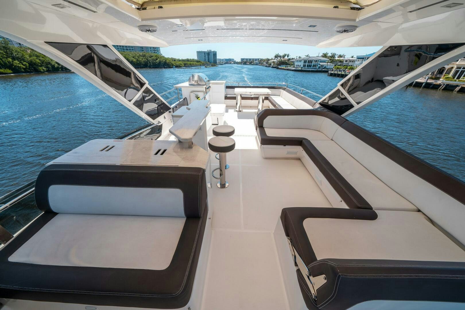 a boat on the water aboard OPTIMUS PRIME Yacht for Sale