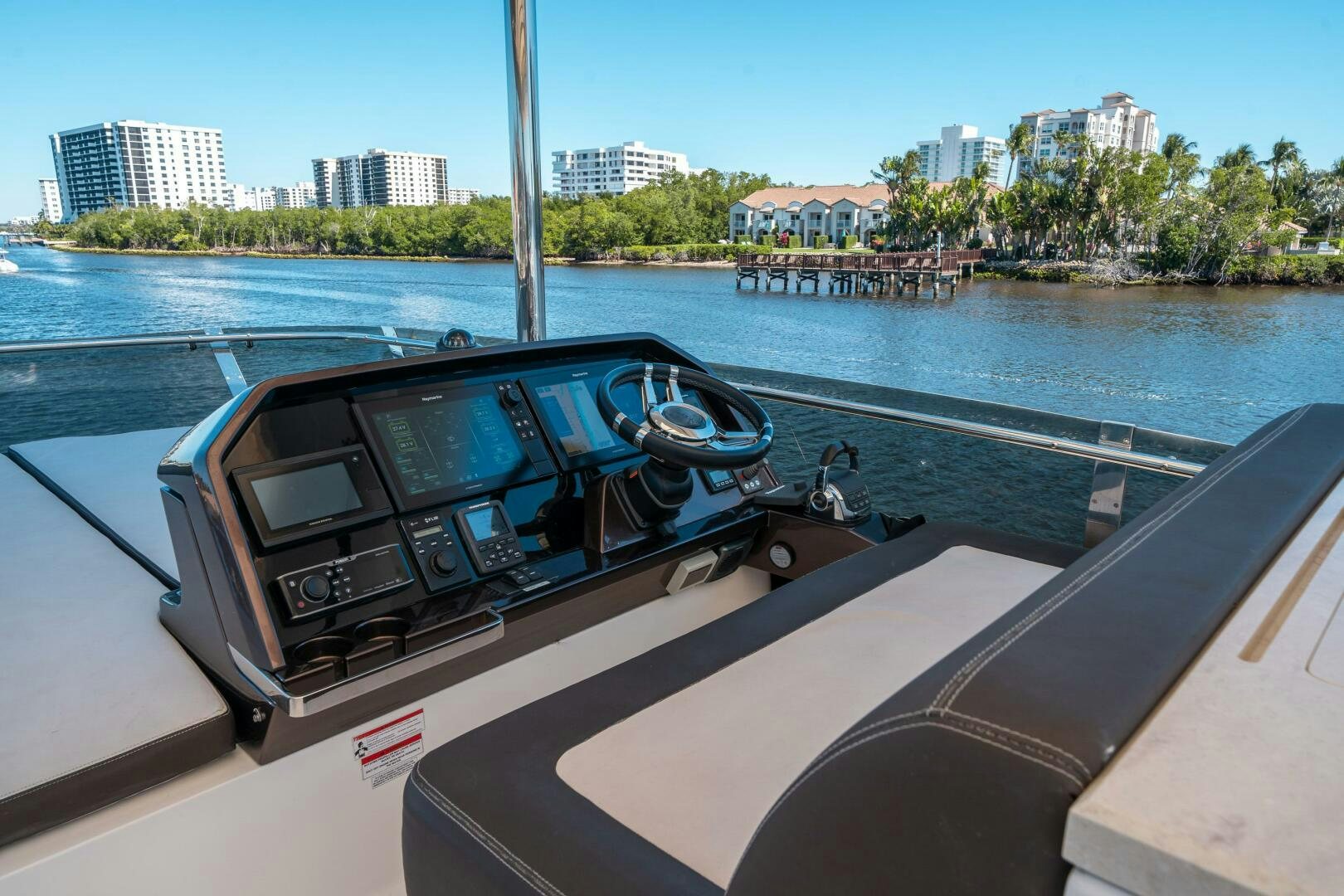 a boat on the water aboard OPTIMUS PRIME Yacht for Sale