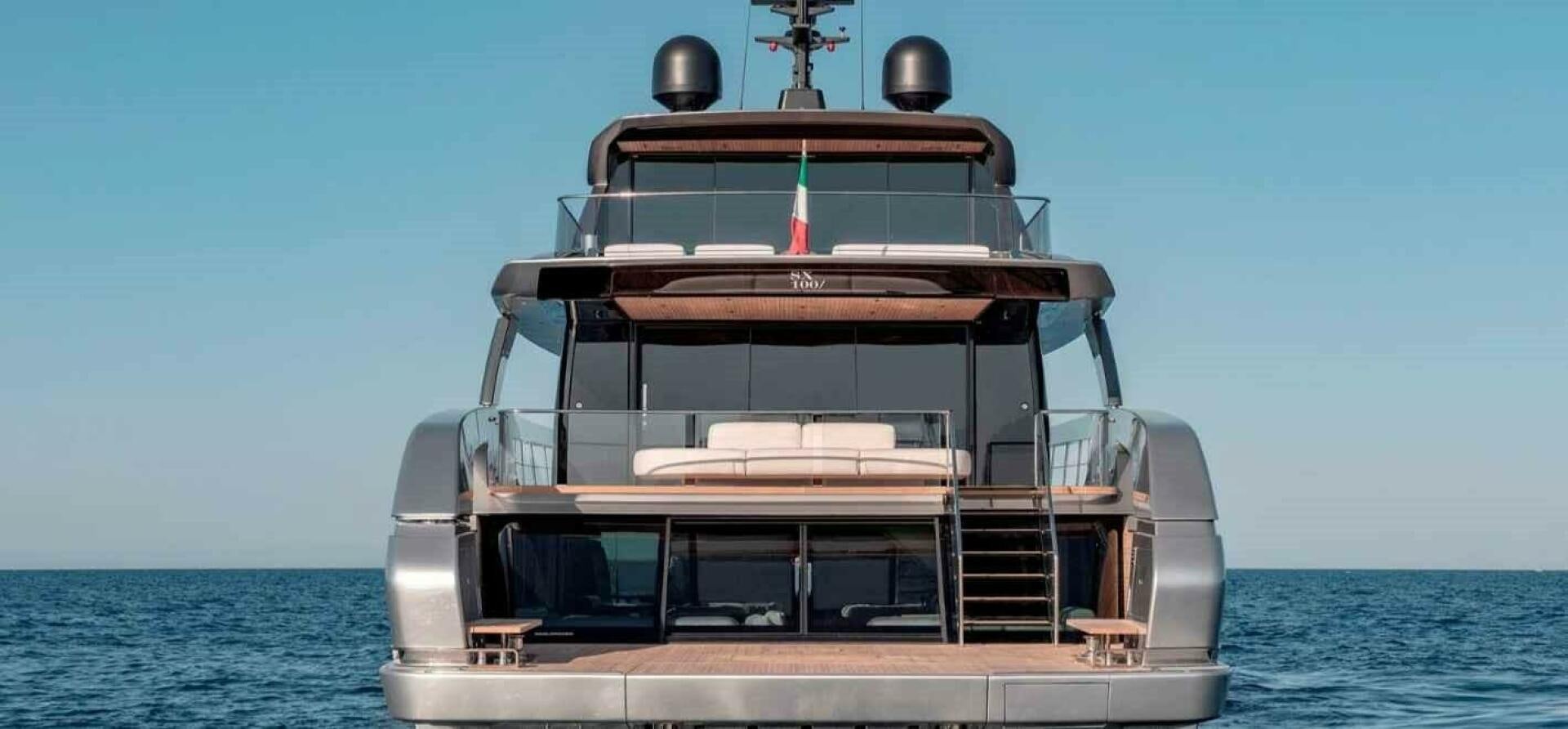a boat on the water aboard SX100 Yacht for Sale