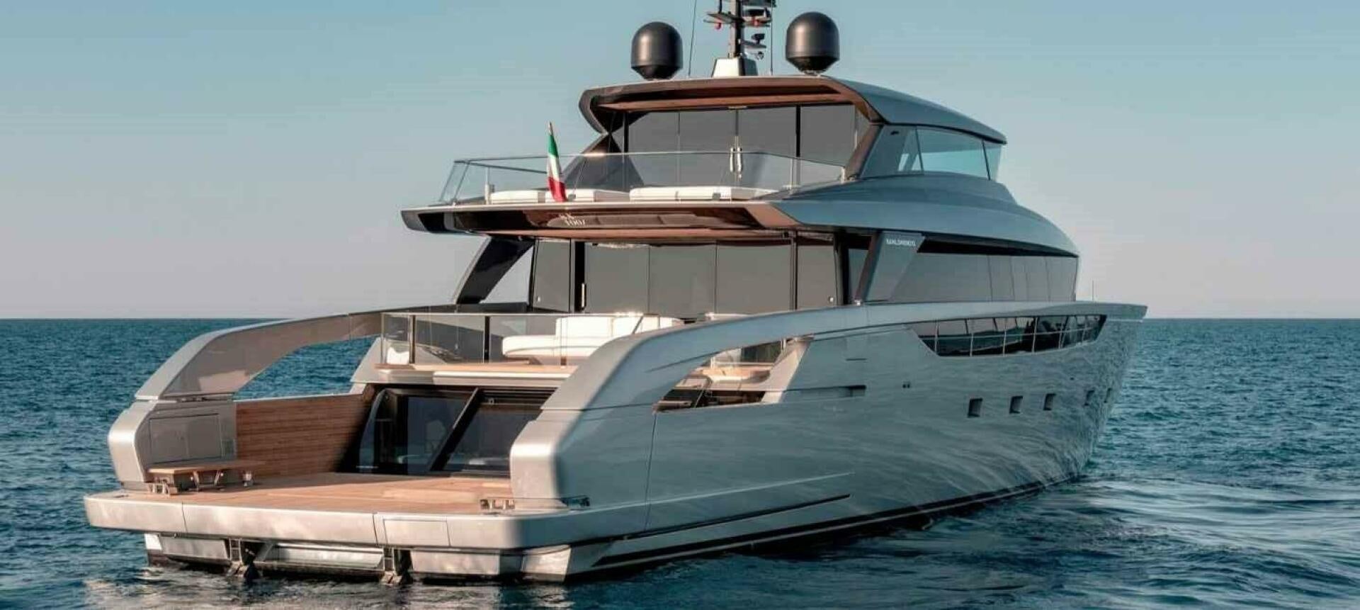 a boat on the water aboard SX100 Yacht for Sale