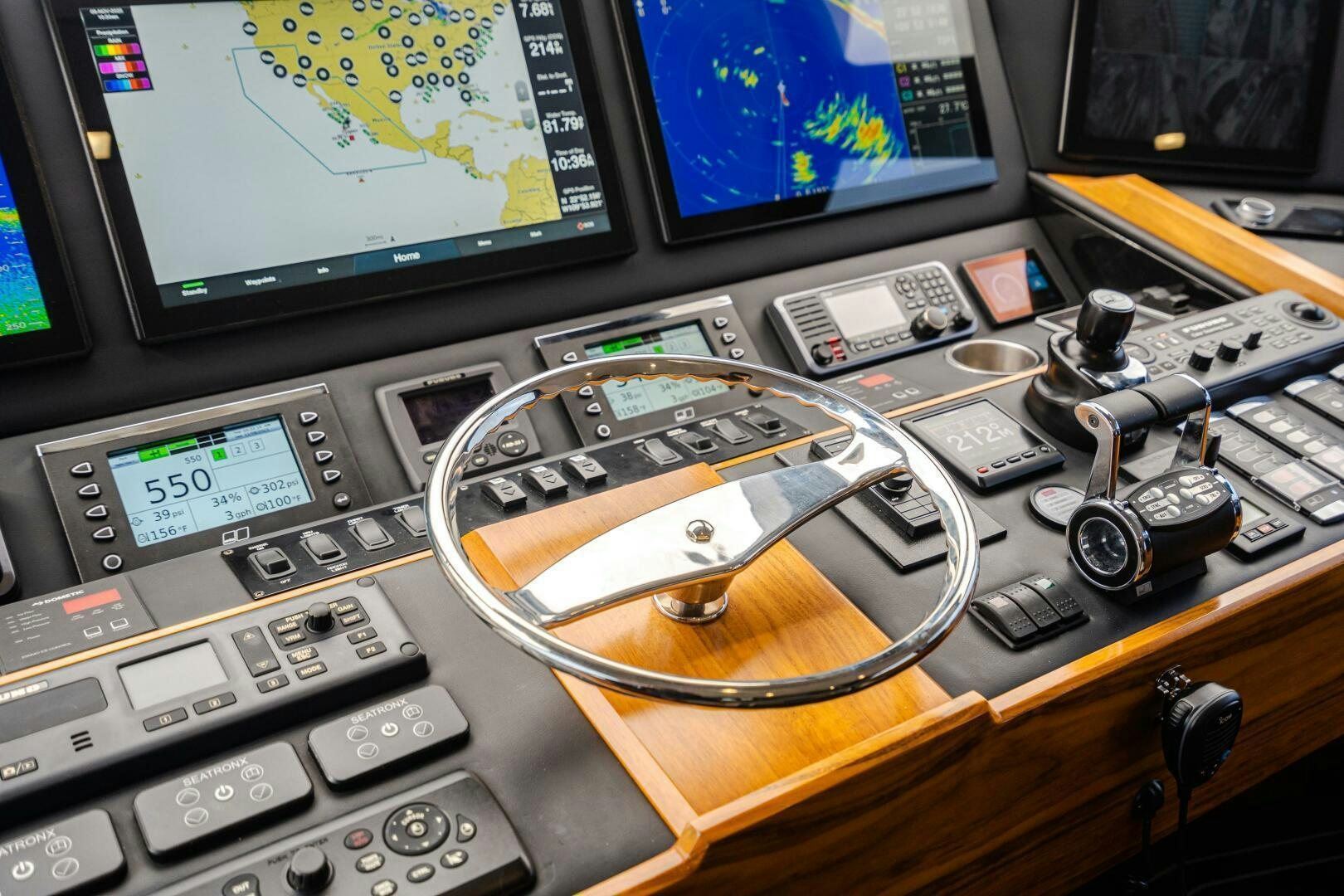a machine on the counter aboard HOORAY Yacht for Sale