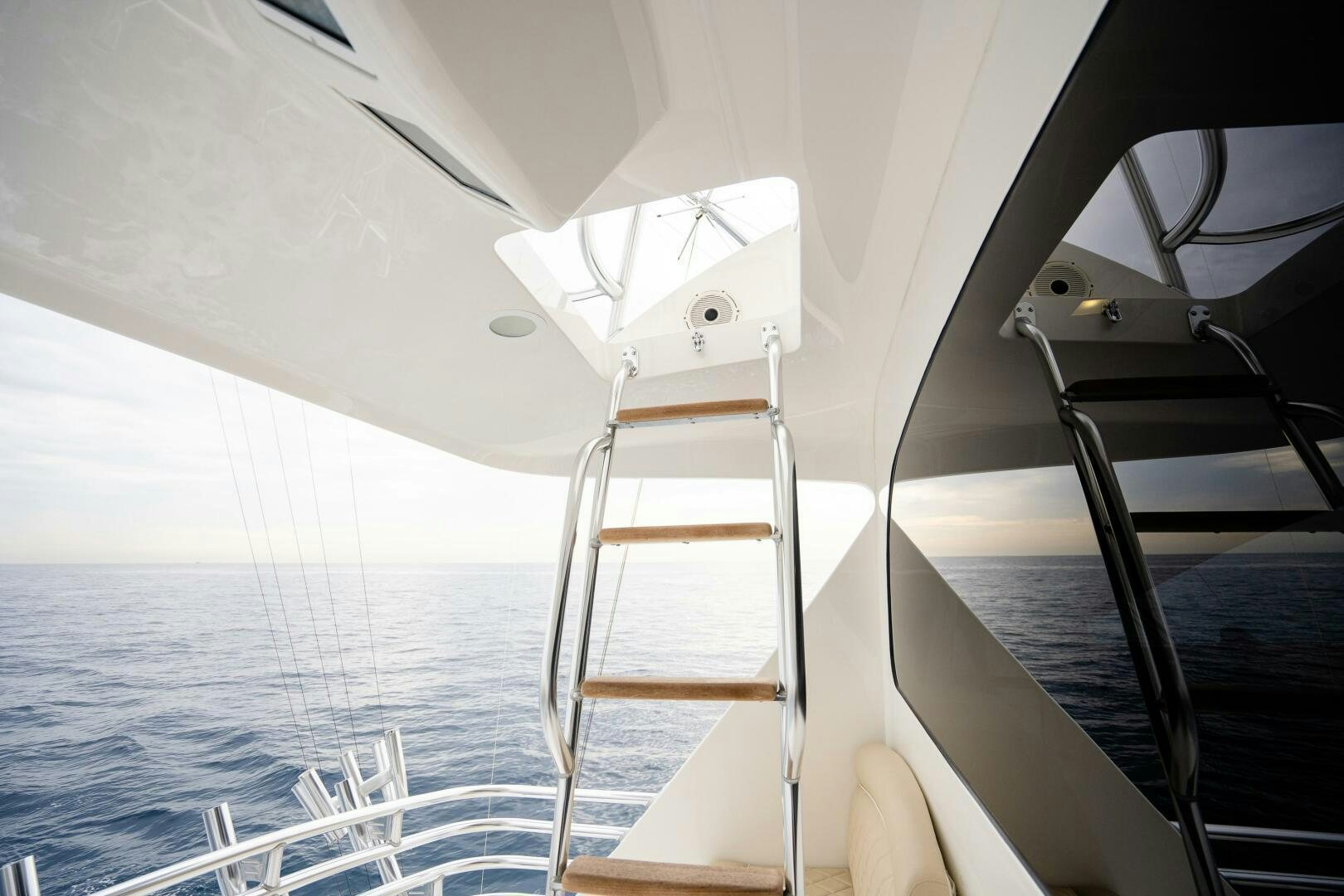 a boat with a ladder aboard HOORAY Yacht for Sale