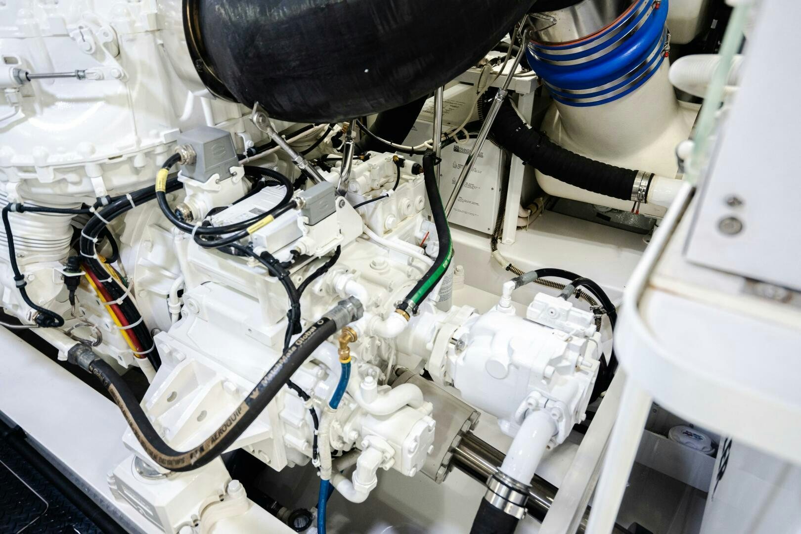 a close-up of a machine aboard HOORAY Yacht for Sale