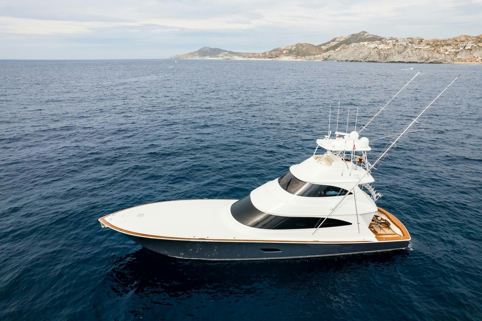 a boat in the water aboard HOORAY Yacht for Sale