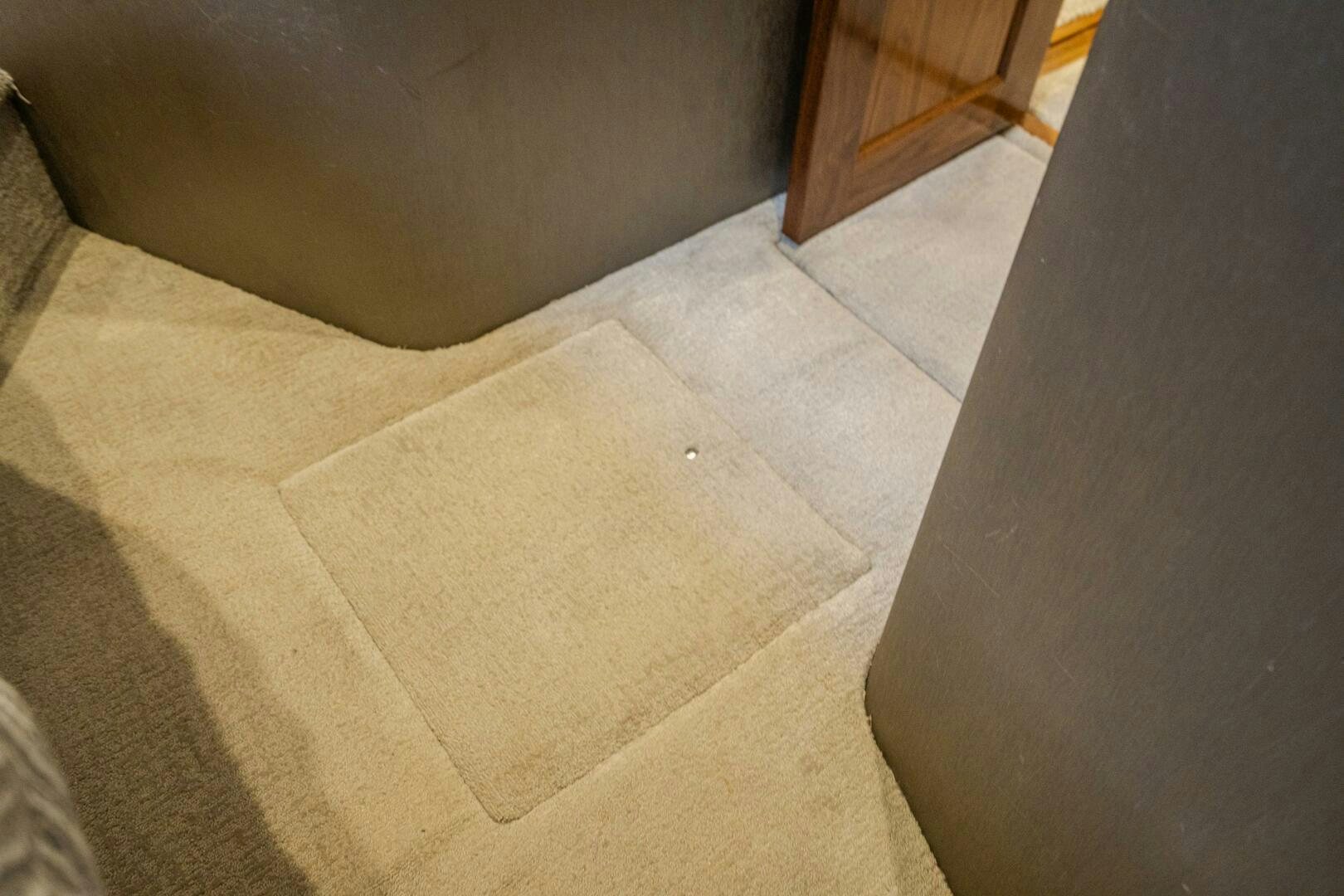 a carpet in a room aboard HOORAY Yacht for Sale