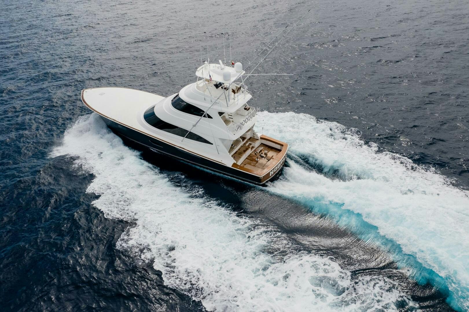 a boat in the water aboard HOORAY Yacht for Sale