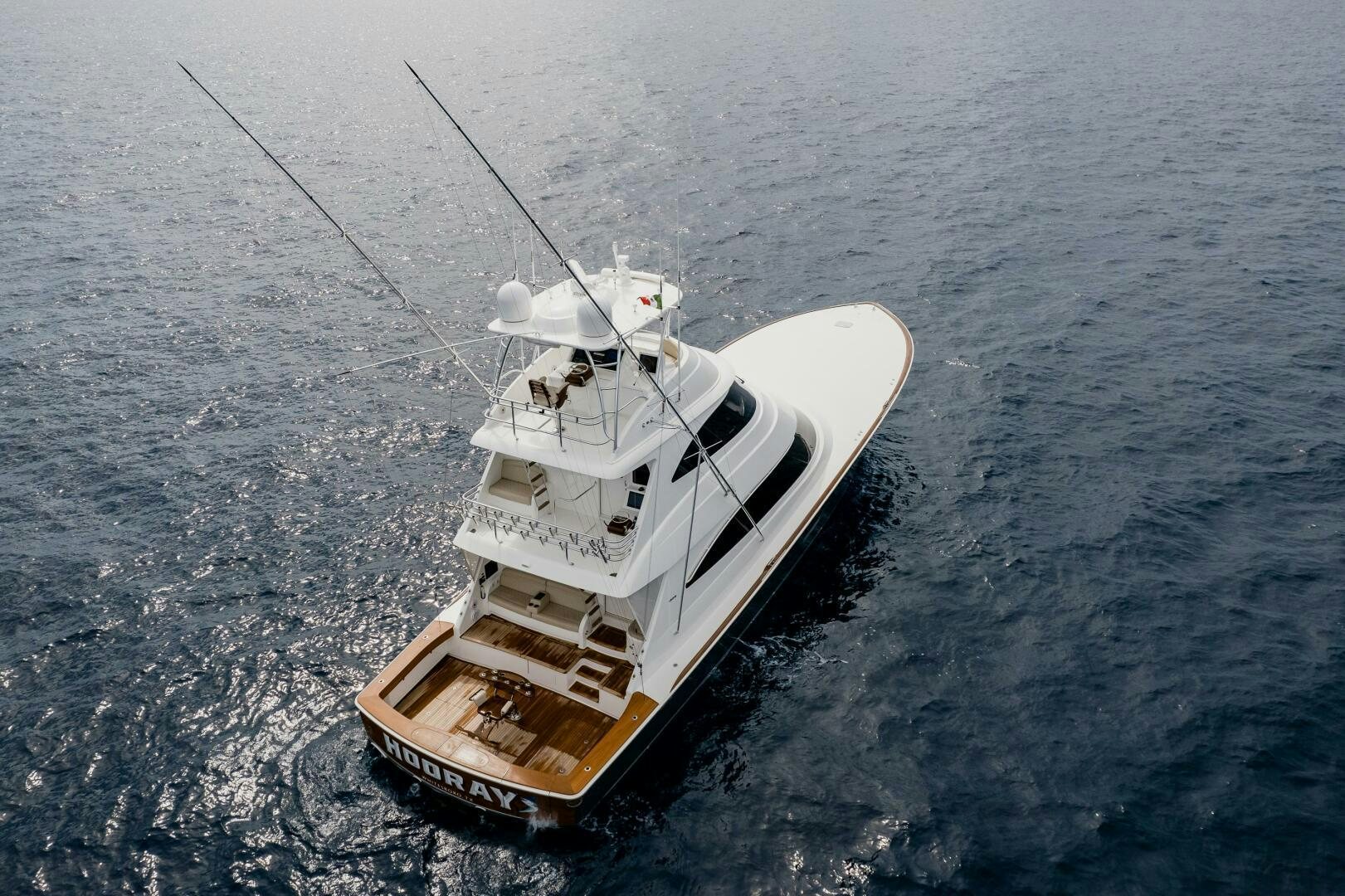 a boat in the water aboard HOORAY Yacht for Sale