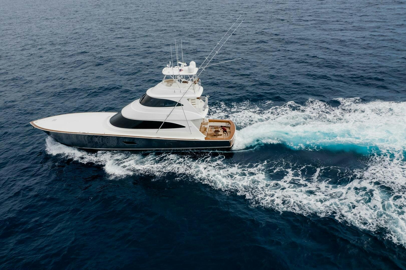 a boat on the water aboard HOORAY Yacht for Sale