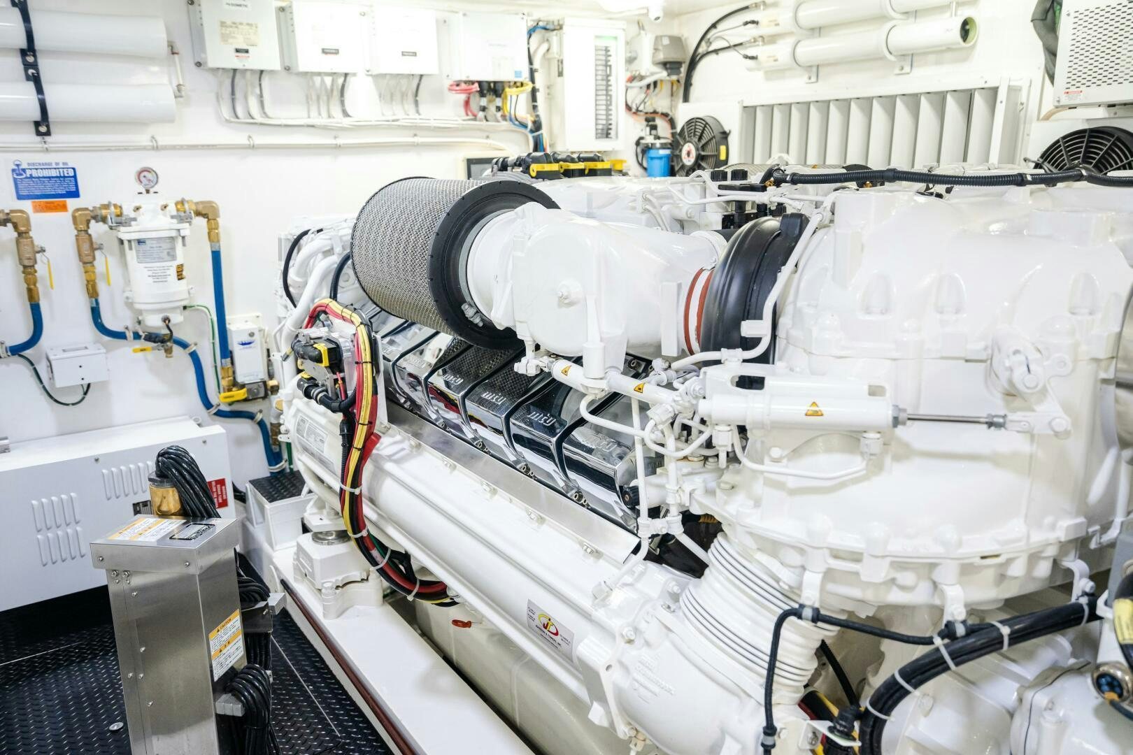 close-up of a machine aboard HOORAY Yacht for Sale