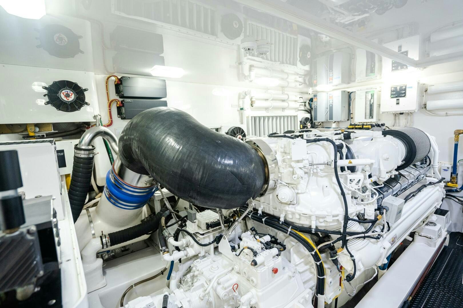 a close-up of a machine aboard HOORAY Yacht for Sale