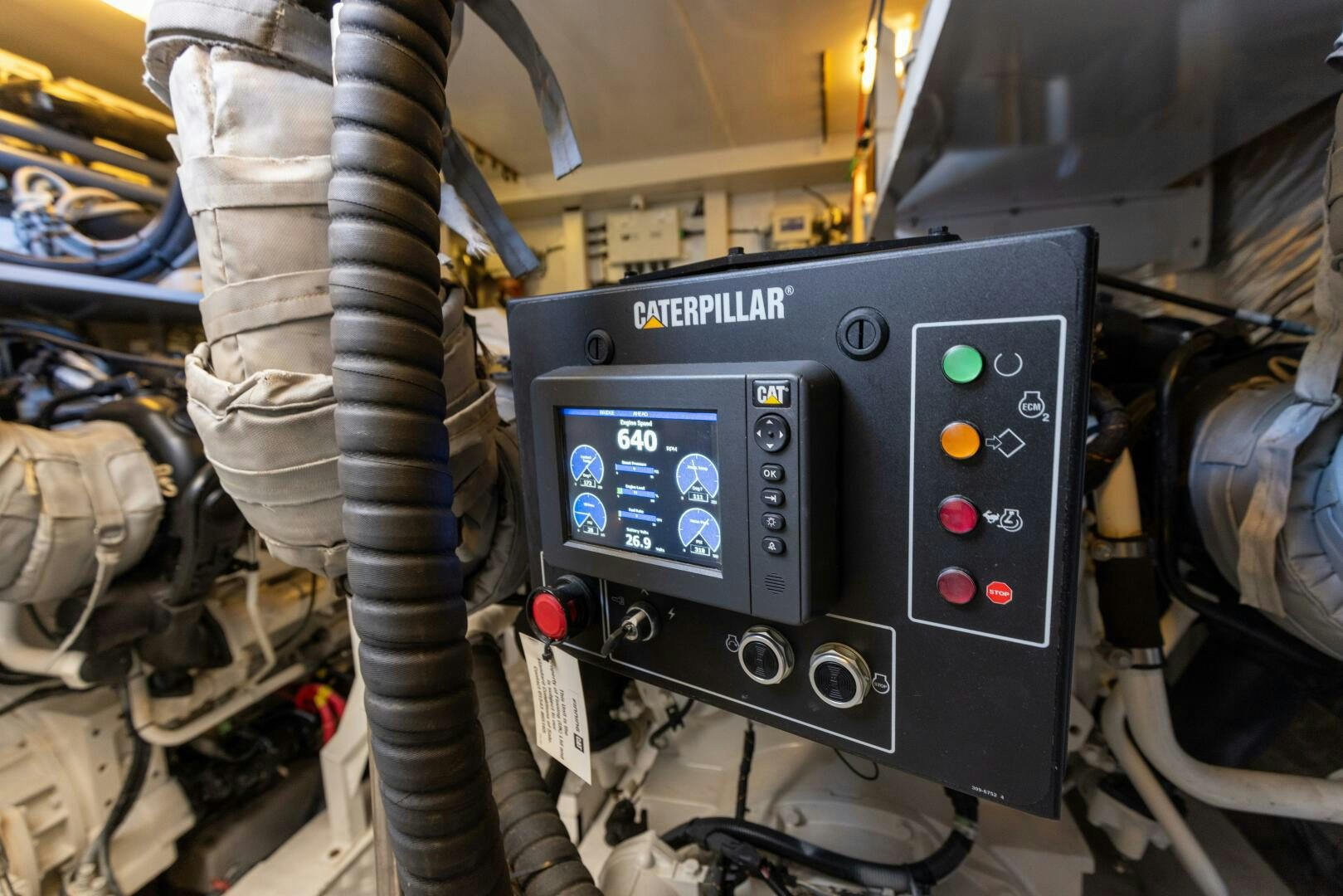 a machine with a screen aboard MISS DORI Yacht for Sale