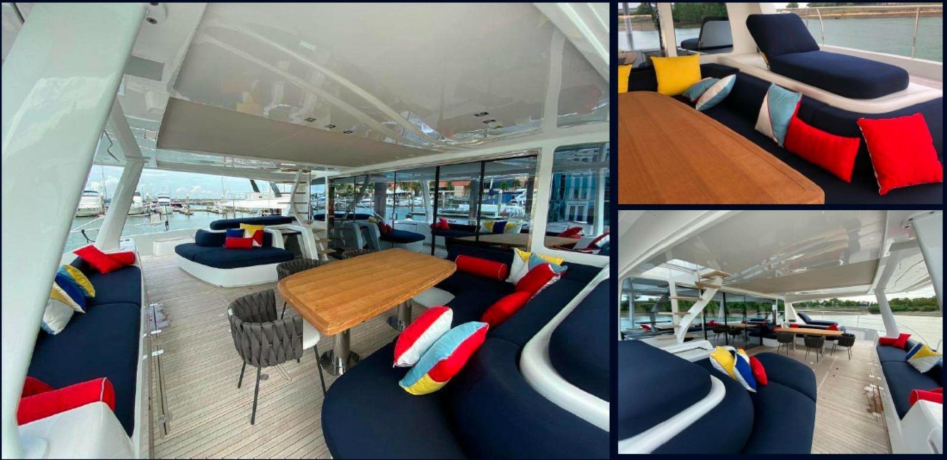 inside of a car aboard HTC Yacht for Sale