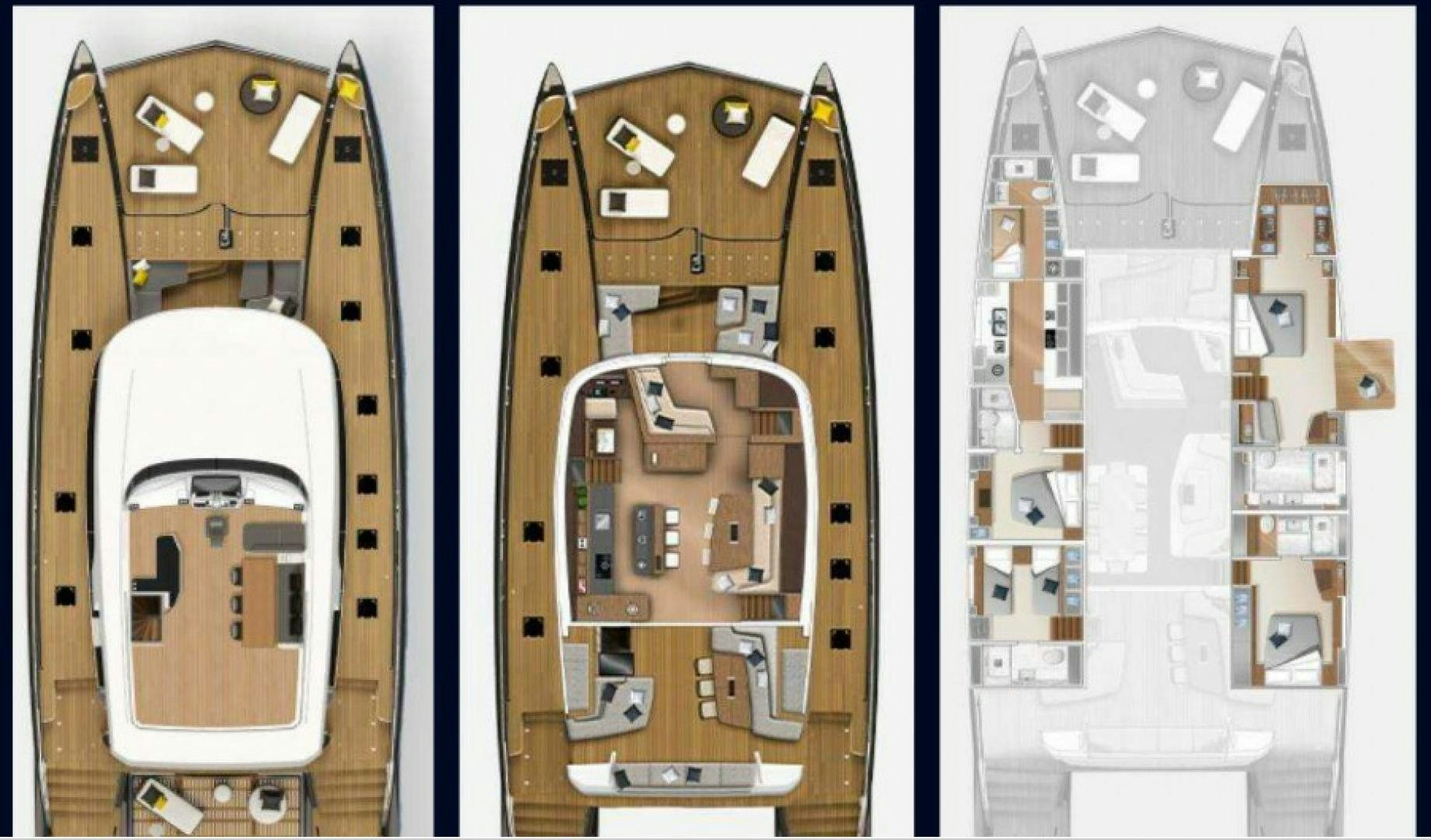 a group of metal devices aboard HTC Yacht for Sale