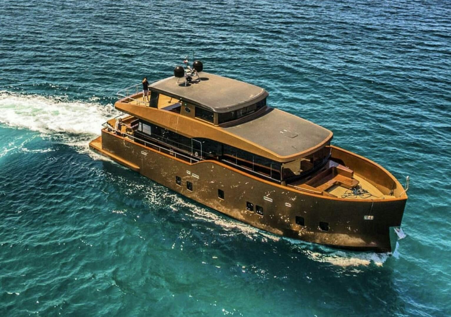 a submarine in the water aboard MARILOAN FELNIC II Yacht for Sale