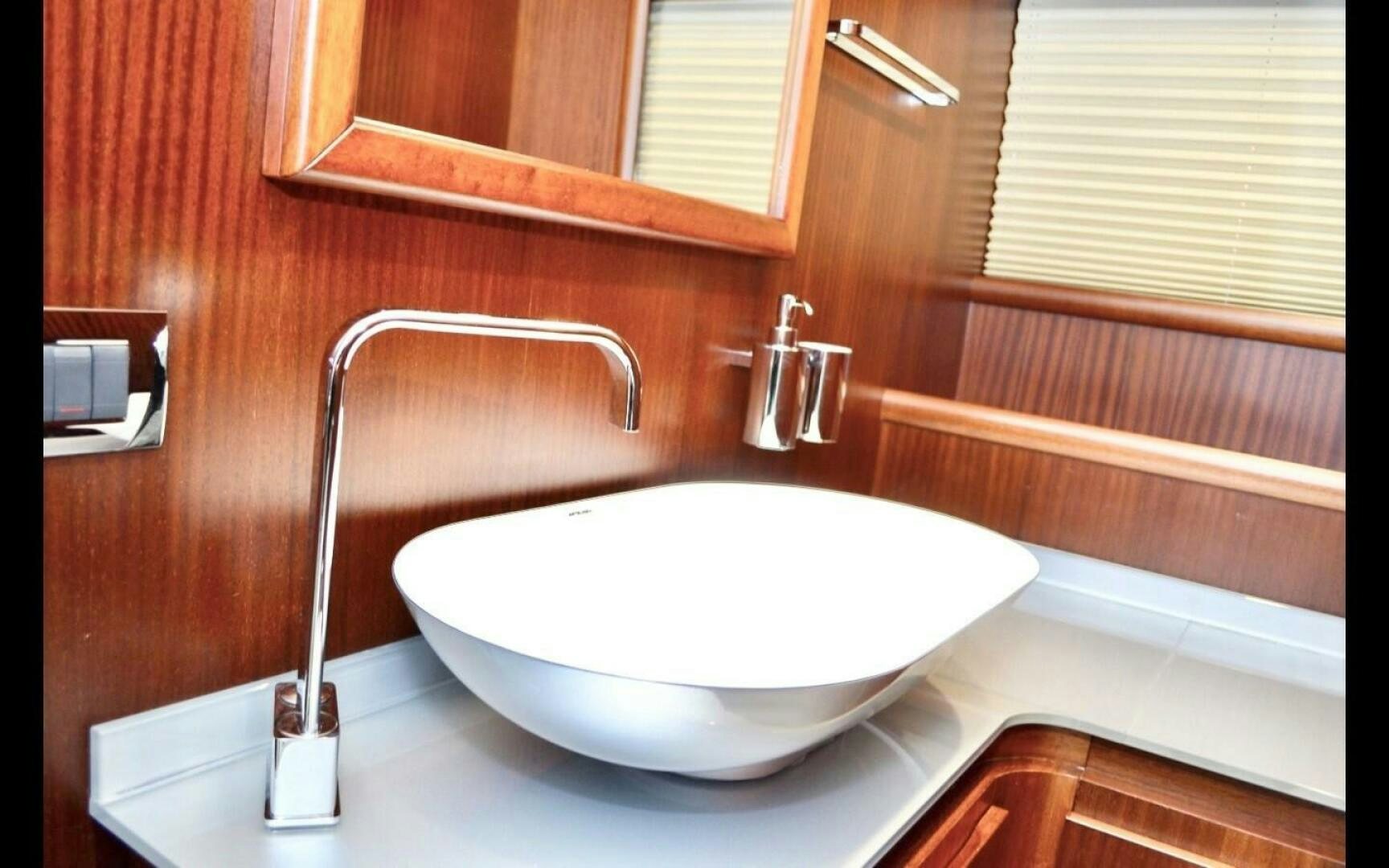 a sink in a bathroom aboard MARILOAN FELNIC II Yacht for Sale