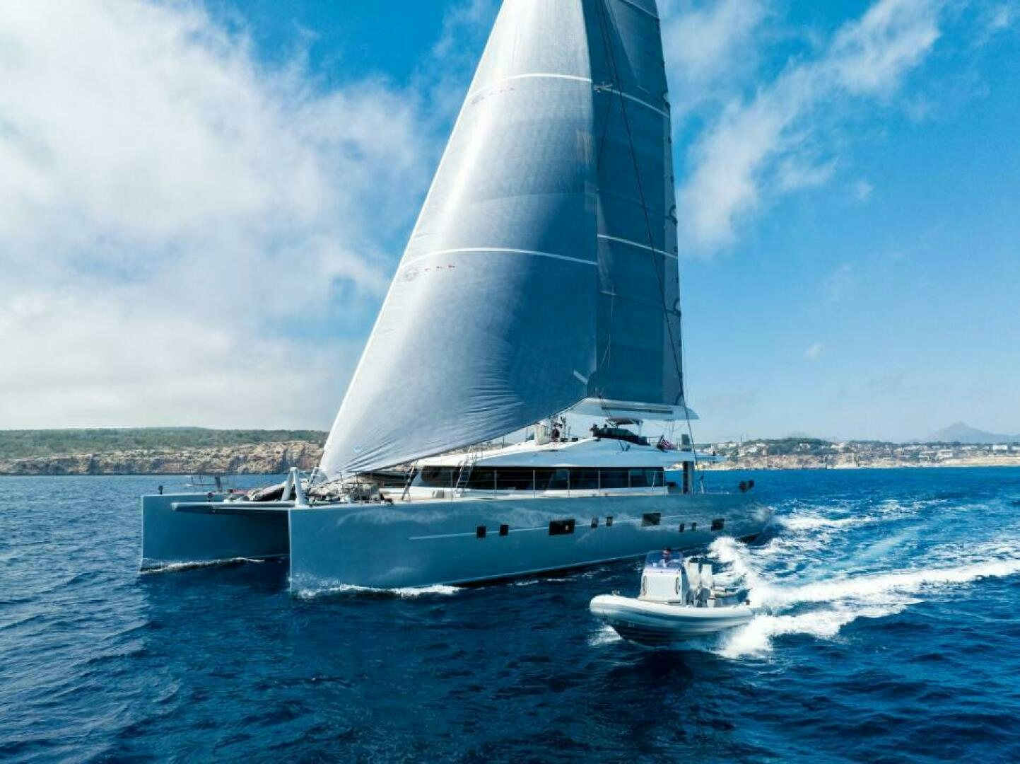 a boat on the water aboard MOUSETRAP Yacht for Sale