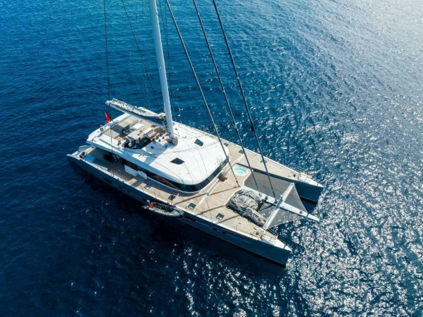 a ship in the water aboard MOUSETRAP Yacht for Sale