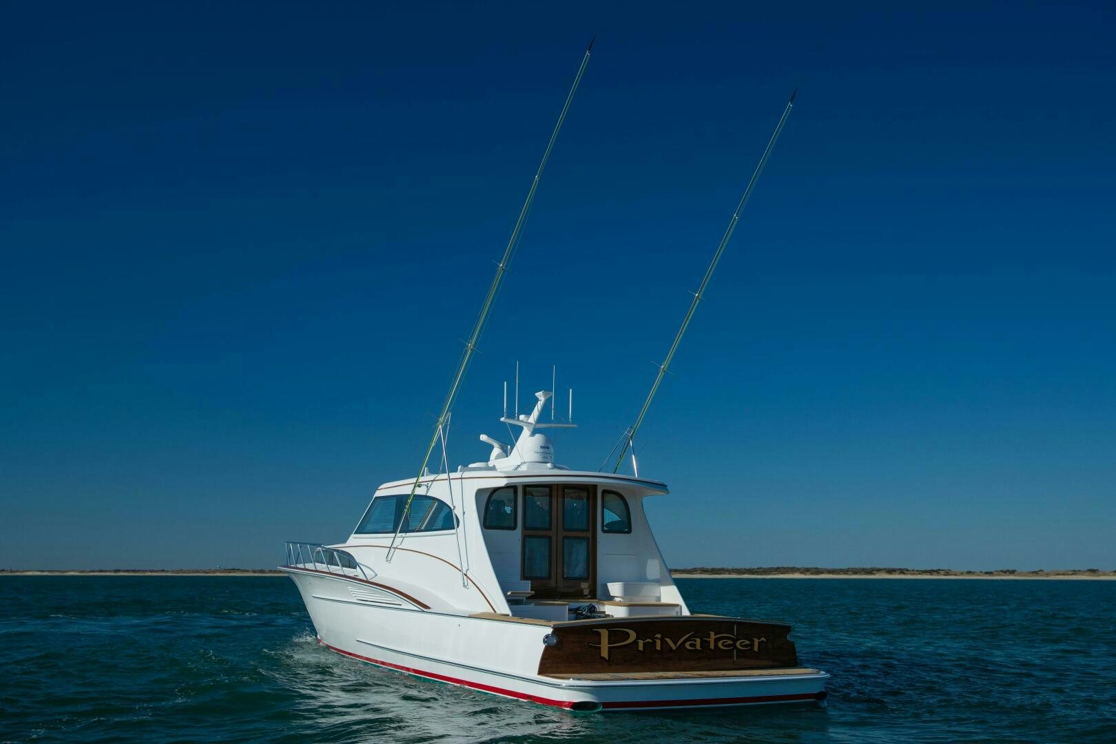a boat on the water aboard PRIVATEER Yacht for Sale