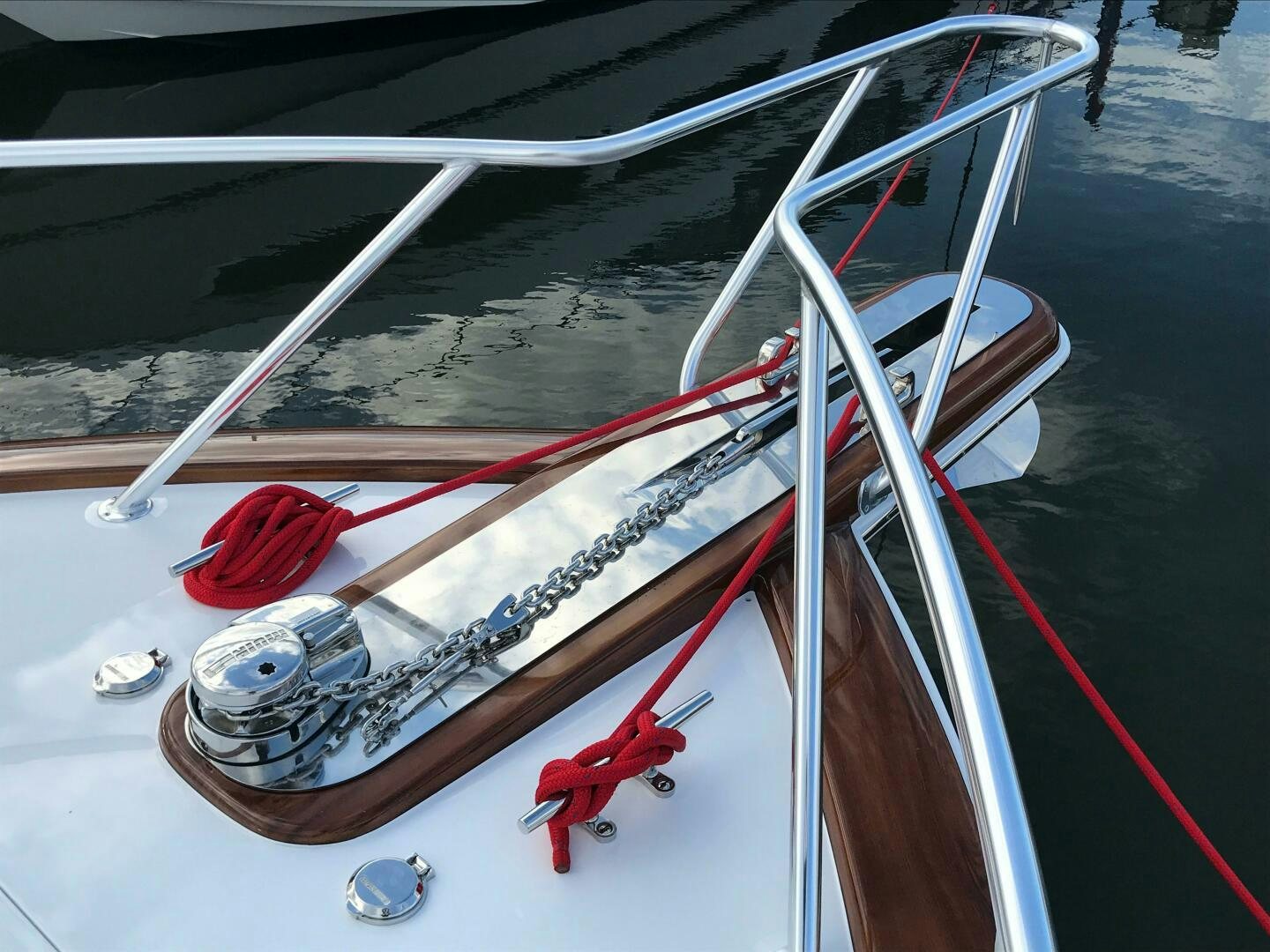 a boat with a person on the front aboard PRIVATEER Yacht for Sale