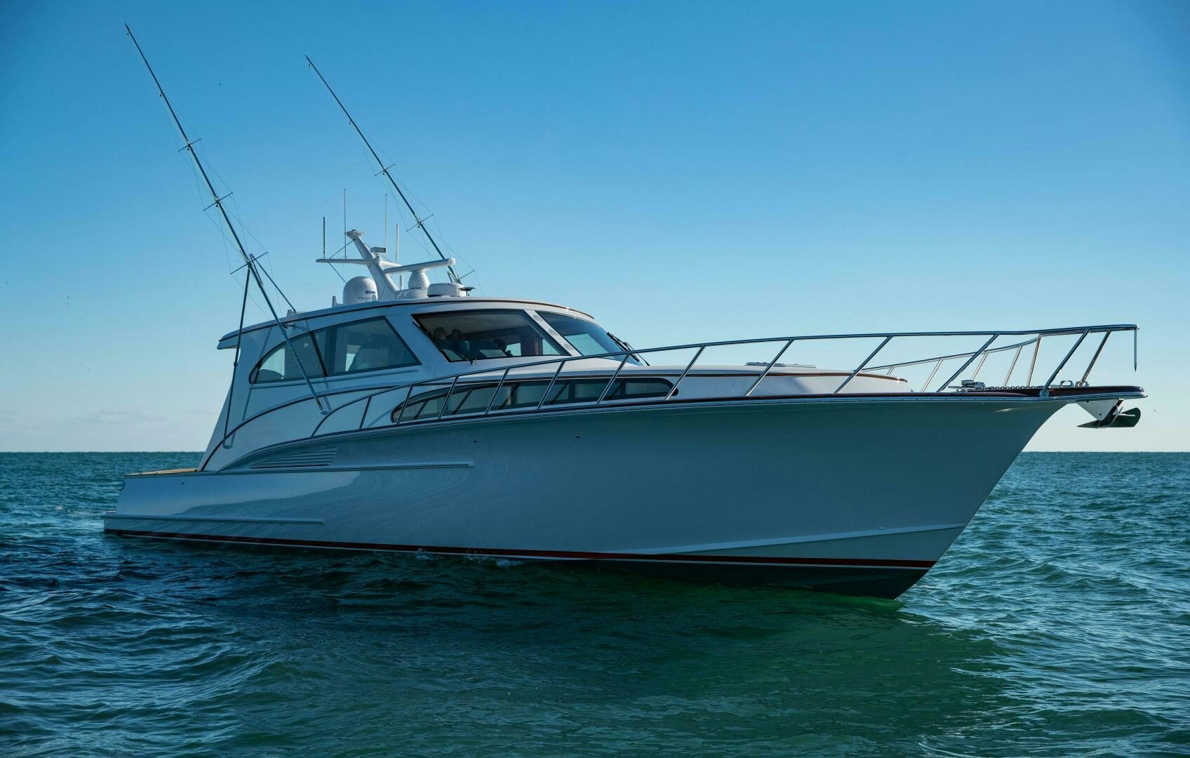 a boat on the water aboard PRIVATEER Yacht for Sale