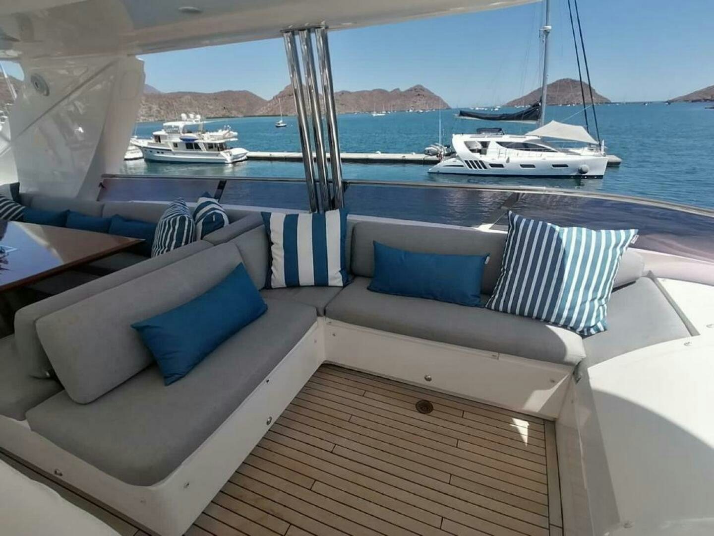 a boat on the water aboard PRINCESS TWO Yacht for Sale