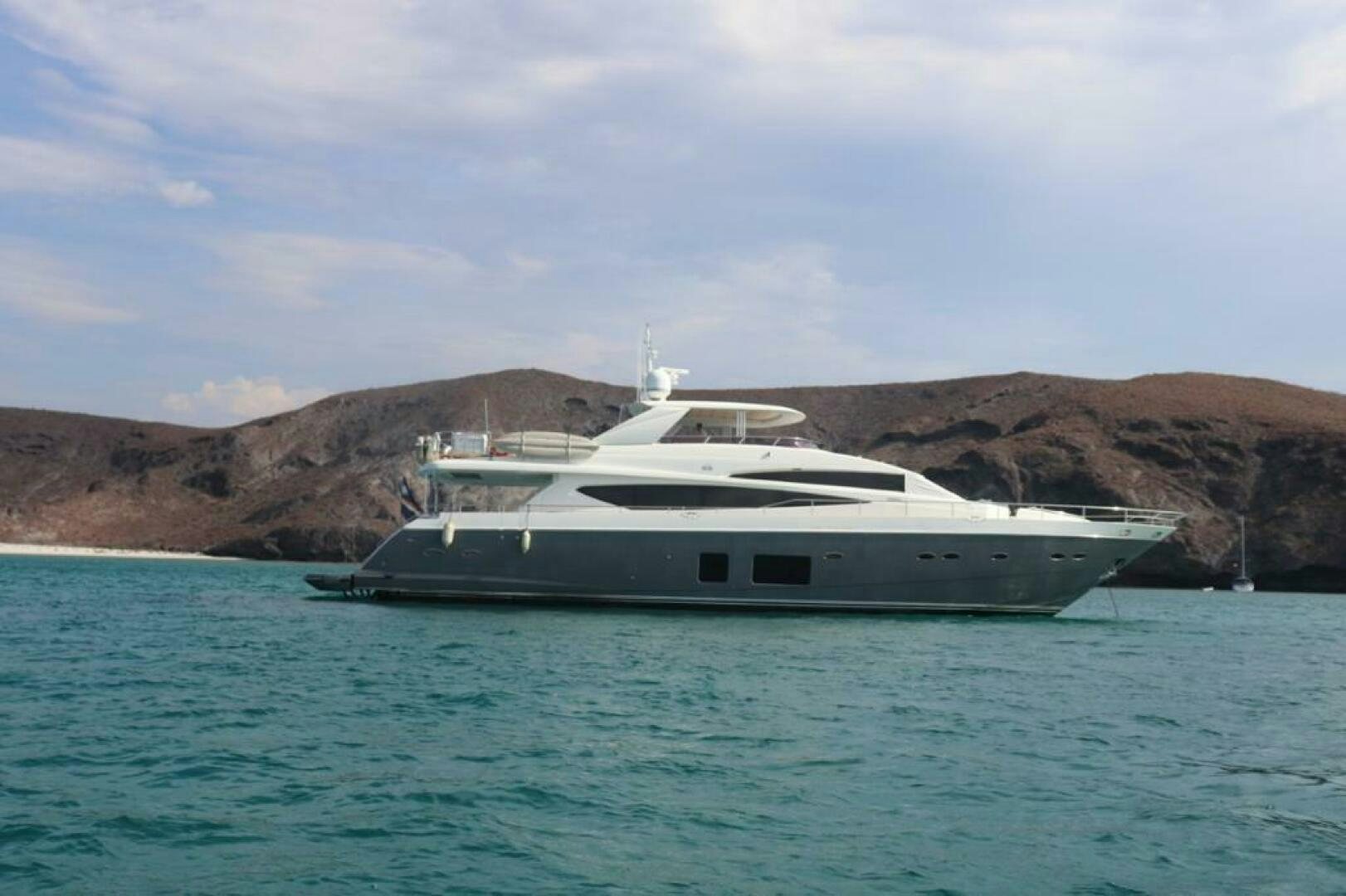 a boat in the water aboard PRINCESS TWO Yacht for Sale