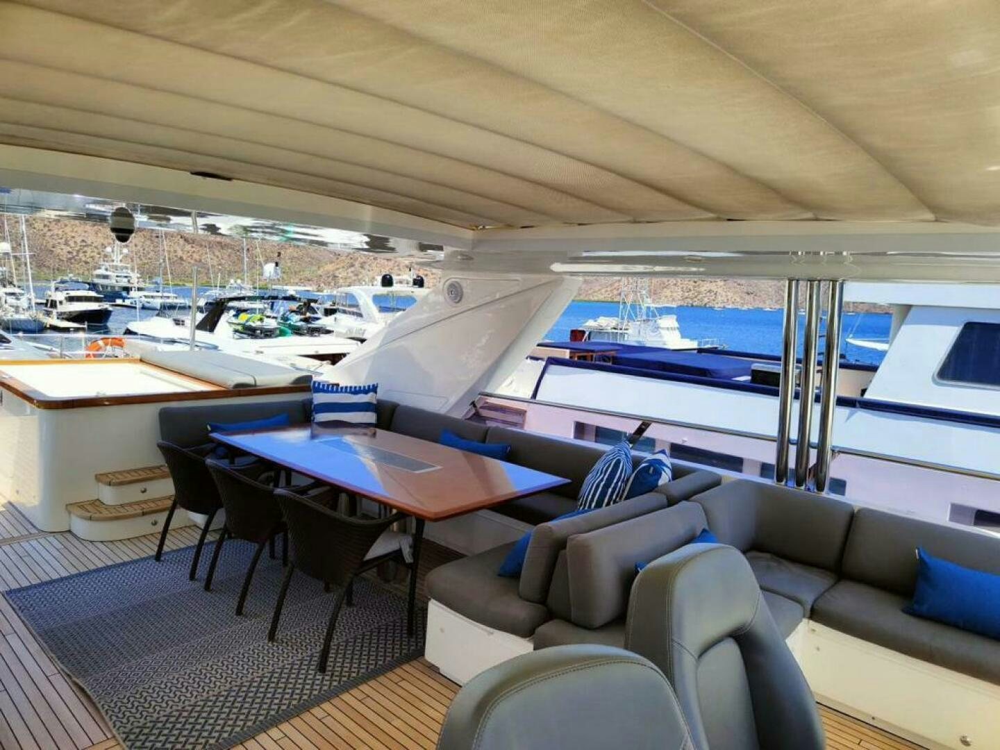 inside of a boat aboard PRINCESS TWO Yacht for Sale