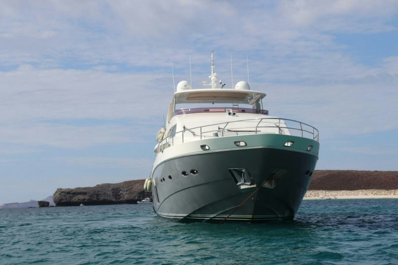 a boat in the water aboard PRINCESS TWO Yacht for Sale