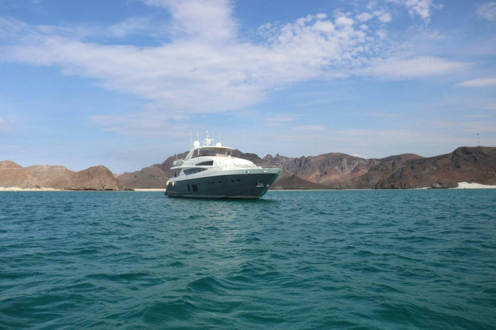 a boat in the water aboard PRINCESS TWO Yacht for Sale