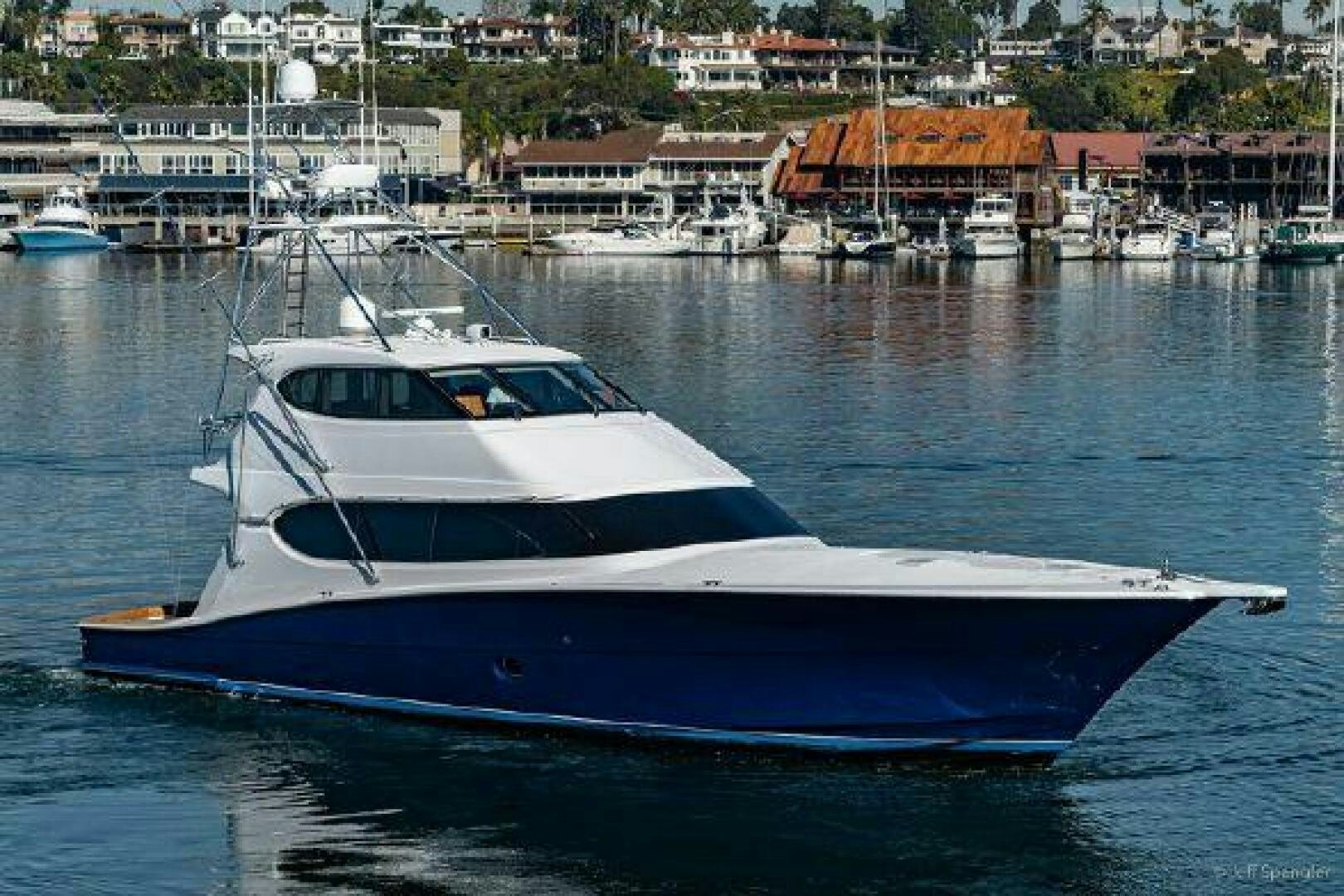a boat in the water aboard DESPERADO Yacht for Sale