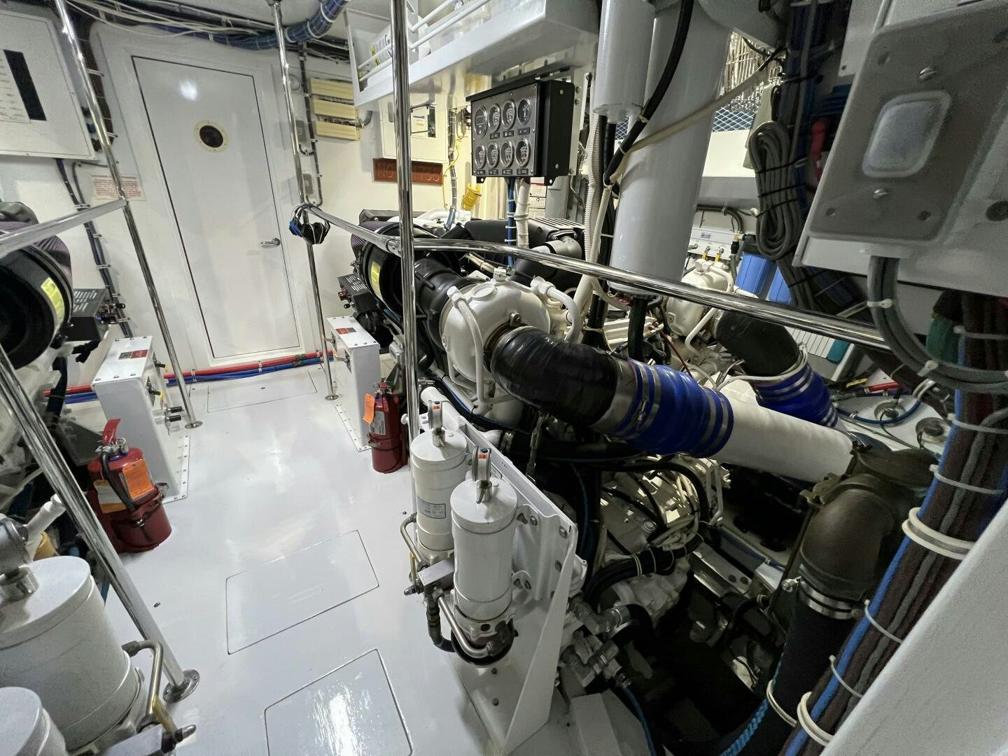 a close-up of a machine aboard BAYOU A BUD Yacht for Sale