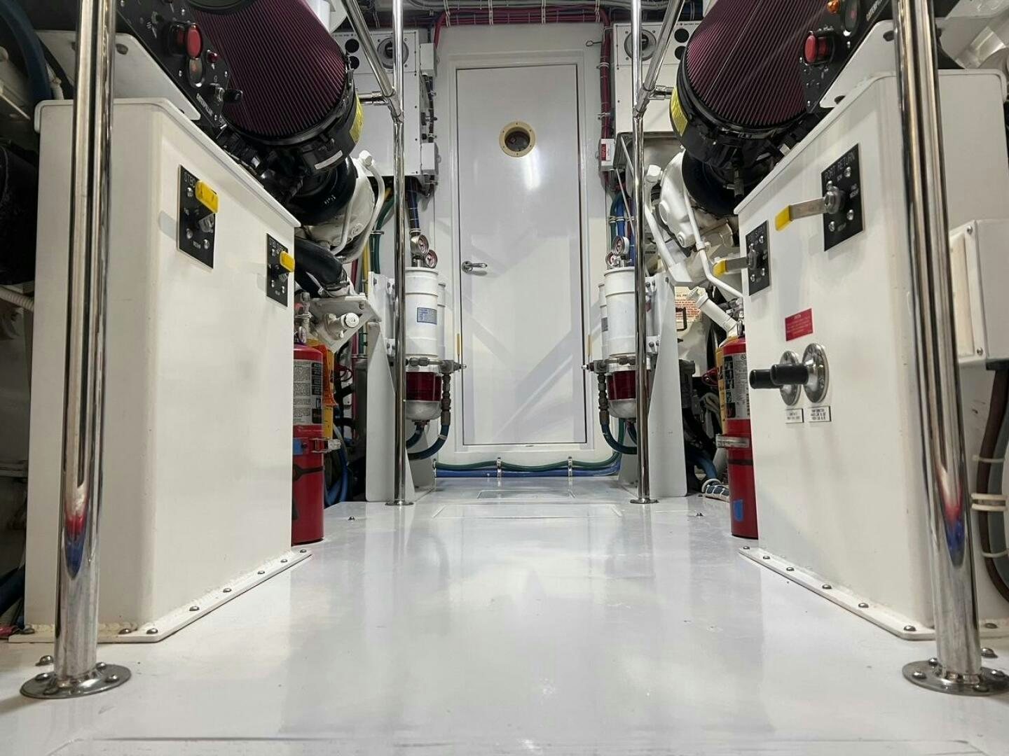 a close-up of a machine aboard BAYOU A BUD Yacht for Sale