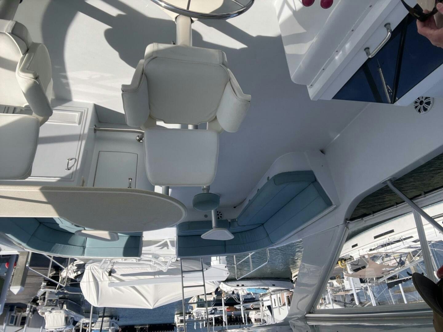 a group of airplanes in the sky with Walt Disney Concert Hall in the background aboard BAYOU A BUD Yacht for Sale
