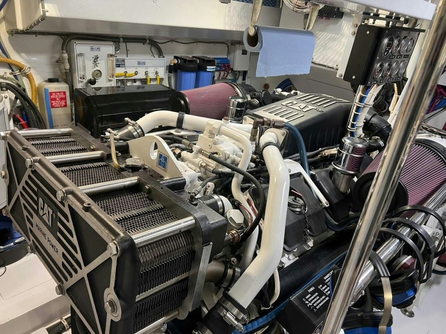 a machine with wires and equipment aboard BAYOU A BUD Yacht for Sale