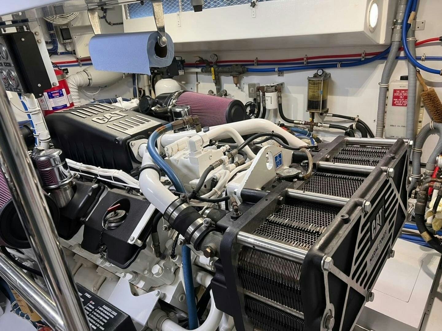 a machine with a large amount of wires aboard BAYOU A BUD Yacht for Sale