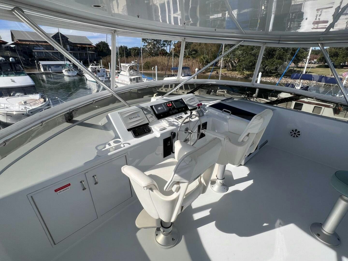 a model of a space ship aboard BAYOU A BUD Yacht for Sale