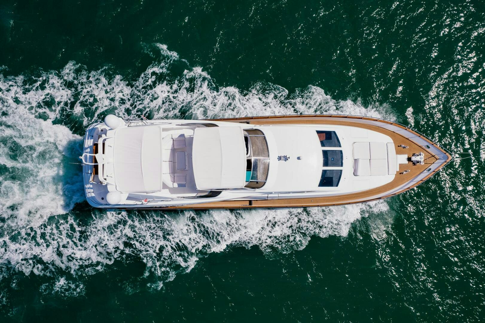 a boat in the water aboard PURA VIDA  Yacht for Sale