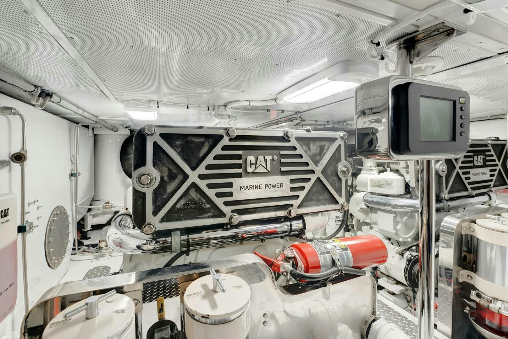 a large machine with a screen aboard EAGLE Yacht for Sale