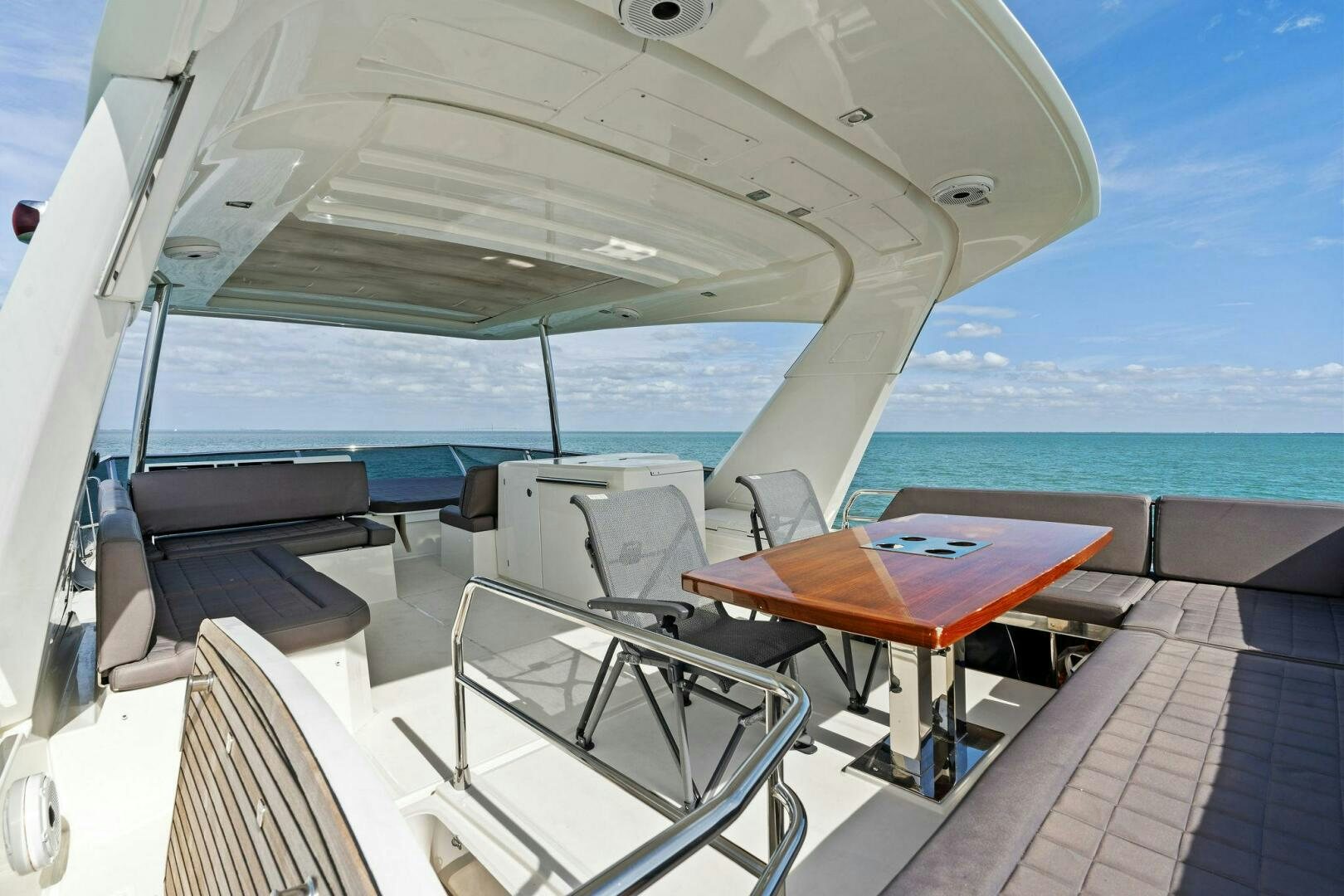a boat on the water aboard PRESTIGE WORLDWIDE Yacht for Sale
